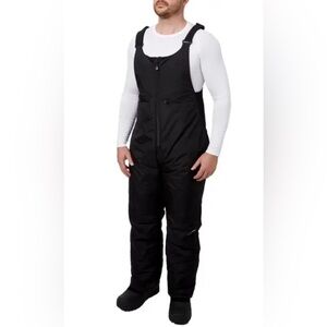 Rawik Skiwear Black Unisex Ski Bib Water Resisitant Internal Cuffs Youth L Large